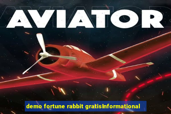 demo fortune rabbit gratisInformational